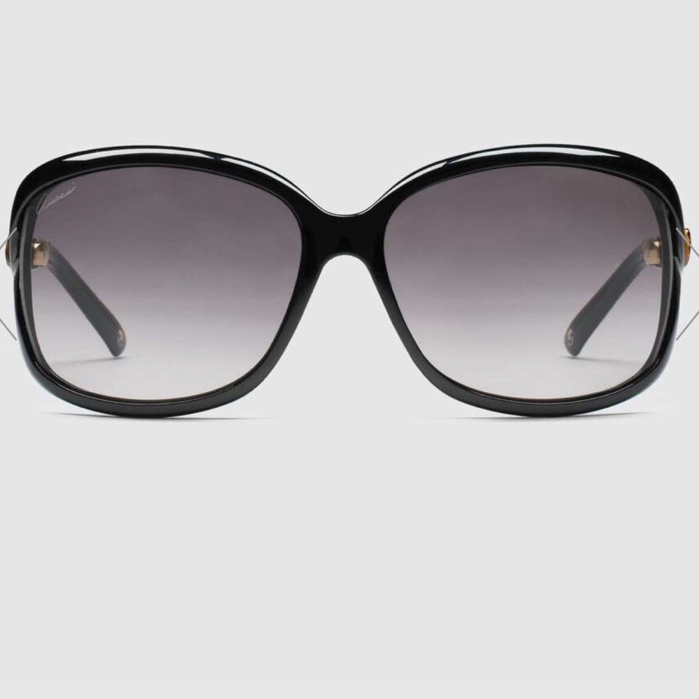 Gucci Black Bamboo Sunglasses